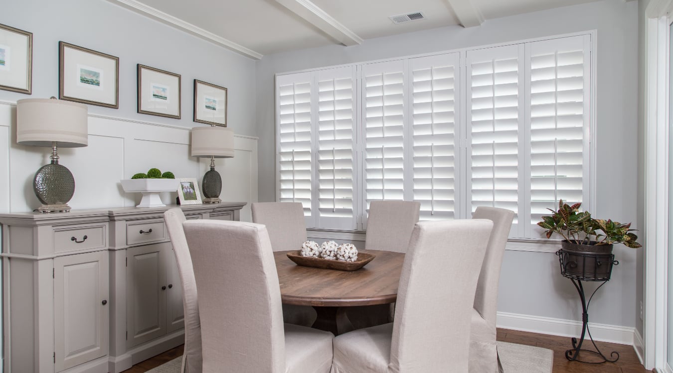 shutters in Hartford living room